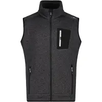 CMP - Vest Jacquard Knitted - Fleecebodywarmer 58, grijs