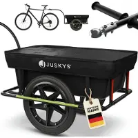 Juskys Fietskar / aanhangwagen - 90 Liter