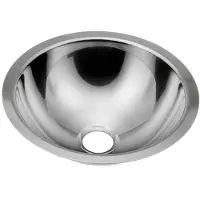 Hak RVS inbouwwastafel, Ø30,5cm