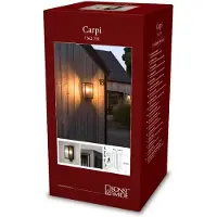 Konstsmide 7362-751 Buitenlamp (wand) E27 Zwart