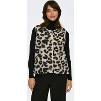ONLY Bodywarmer 'ONLBABY' greige / zwart