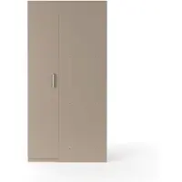 Wasophoogte Opbergkast - Zijkast voor wasmachine kast - Module M2 - 700(D)*1150(B)*2350(H) mm - Taupe