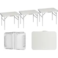 Famanu Rootz Ultieme Opvouwbare Tafelset voor Buiten - Draagbare Picknicktafel - Verstelbare Campingtafel - Lichtgewicht, Duurzaam, Geen Montage Nodig - 55 cm x 25,5/58,5 cm x 75 cm