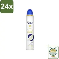 Dove - Deodorant - Spray Advanced Care - Frisse en langdurige bescherming - 200 ml - Voordeelverpakking - 24 stuks - Anti-Transpirant - Zweetvermindering