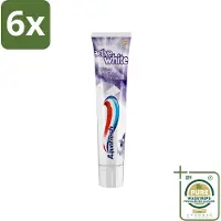 Aquafresh - Tandpasta - Whitening - Stralend Witte Tanden - 100 ml - Voordeelverpakking - 6 stuks - Stralende tanden - Tanden reinigen