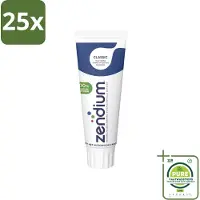 Zendium 25 x Tandpasta Classic 75 ml - Grootverpakking - Tandpasta - Natuurlijke Enzymen - Gezond Microbioom - Fluoride - Gaatjes