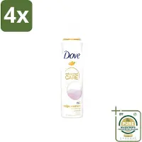 Dove - Deodorant - Spray Clean Touch - Zachte geur en verzorging - 150 ml - Voordeelverpakking - 4 stuks - Anti-transpirant - Zweet en geur bescherming