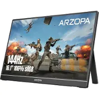 Arzopa A1 Game Z1FC - Portable Gaming Monitor - Ingebouwde Kickstand - 144hz - 16.1 inch
