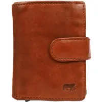Bear design Portemonnee met RFID Creditcardhouder Bobby Cognac