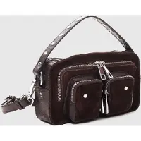 Núnoo Helena Suede Chocolade Tas