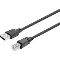 VivoLink PROUSBAB20 20m USB A USB B Mannelijk Mannelijk Zwart USB-kabel