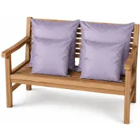 Anna's Collection Anna Collection Bank/tuin kussens set - binnen/buiten - 4x stuks - lila paars - In 2 formaten