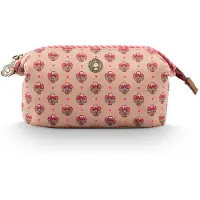 Pip studio Toilettas Bags Cooper Cosmetic Purse Small Jaipur Flower Sand-Pink 19x8,5x1
