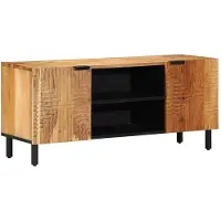 vidaXL TV-kast 105x33x46 cm massief acaciahout
