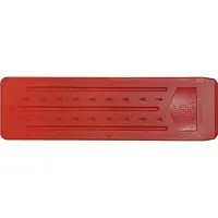 Adler velwig, kunststof, L 250 mm, rood