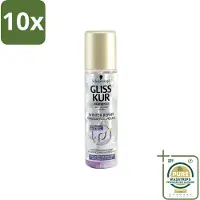 Gliss kur 10 x Gliss-Kur - Anti-Klit Spray - Winter Repair - Makkelijke Kambaarheid - 200 ml - Grootverpakking - Anti-klit Spray - Winter Repair - Makkelijke Kambaarheid - Keratine Spray - Haar Herstel