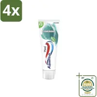 Aquafresh Tandpasta Coolmint 75 ml - Voordeelverpakking - 4 stuks - Mondgezondheid - Suikerzuur