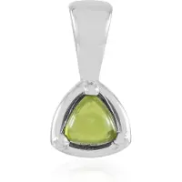 Cavill - Zilveren hanger met Vesuvianiet 0,33 ct triljant cabochon - 925 Sterling Zilver met platina - Modern Italiaans design