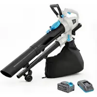 H-ster Accu Bladblazer Leo 40 Volt - 3 IN 1 Blazen, zuigen en versnipperen - met 40V 4Ah accu en snellader