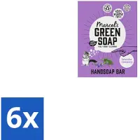 Marcel's Green Soap 6 x - Handzeep Bar - Lavendel & Rozemarijn - Zachte verzorging - 90 gr - Handzeep - Zeep Bar - Lavendel - Rozemarijn - Natuurlijke Zeep
