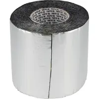 YATO Professionele Bitumen Reparatietape met Aluminium Toplaag – 10 Meter – Zelfklevende Loodband / Aluband – Weer- en UV-bestendige Dakreparatie – Dikte 1.5 mm