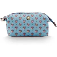 Pip studio Toilettas Bags Cooper Cosmetic Purse Small Jaipur Flower Blue 19x8,5x12cm