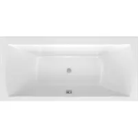 Bruckner Elvina Rechthoekig bad 170x80x50cm, wit