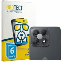 BROTECT Screenprotector 6 Stuks voor Motorola Edge 70 Max (ALLEEN Camera) Beschermglas transparant