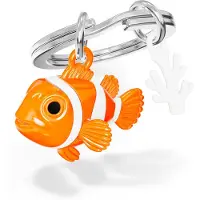 Metalmorphose Sleutelhanger Clownfish – Metalen Clownvis – Animal Wildlife Collection – Cadeau