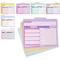 OEM Set van 12 kartonnen projectmappen - 9,5 x 11,5 inch - Documentenmap - Kantoororganisatie - Kantoorbenodigdheden - Gemaakt van karton