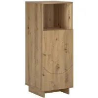 vidaXL Badkamerkast Artisanaal eiken 36,5 x 38 x 95 cm Bewerkt hout