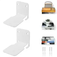 OEM Stalen wandplanken, multifunctioneel voor thuis en kantoor, 2 stuks, roestvrij