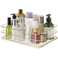 OEM RVS opbergorganizer voor grote oppervlakken - Bureauorganizer - Stabiel en duurzaam - Ideaal voor het opbergen van cosmetica - Praktische opbergoplossing met lades