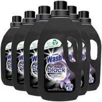 At Home 6x Wasmiddel Black 42 Wasbeurten Zwart 1,5 liter