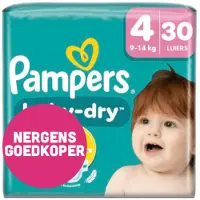 Pampers 3x Baby Dry Luiers Maat 4 (9-14 kg) 30 stuks