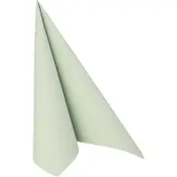 Papstar 8x 20 Servetten ROYAL Collection 1/4 vouw 40 cm x 40 cm jade groen