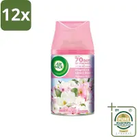 Air Wick - Luchtverfrisser Navulling - Magnolia & Kersenbloesem - Automatische Spray - 250 ml - Voordeelverpakking - 12 stuks - Geurverwijdering - Bloemige geur