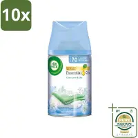 Air Wick 10 x - Luchtverfrisser Navulling - Fris Linnen & Lila - Automatische Spray - 250 ml - Grootverpakking - Luchtverfrisser - Frisheid - Geur - Geurverspreiding - Automatische Geur