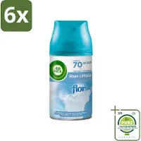 Air Wick - Luchtverfrisser Navulling - Bloem & Fris - Automatische Spray - 250 ml - Voordeelverpakking - 6 stuks - Luchtverfrisser bloem en fris - Bloemige geur