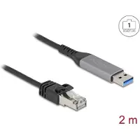 DeLOCK USB LAN Cable USB Type-A to RJ45 Gigabit Ethernet 2 m