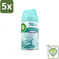 Air Wick 5 x - Luchtverfrisser Navulling - Nenuco - Automatische Spray - 250 ml - Grootverpakking - Nenuco Geur - Luchtverfrisser - Automatische Spray - Geurverspreiding - Geurneutralisatie