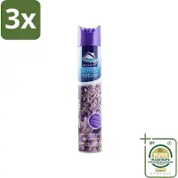 At Home 3 x - Scents Of Nature - Luchtverfrisser - Geïnspireerd Door Natuur - 400 ml - Grootverpakking - Luchtverfrisser - Natuurlijke Geur - Lavendel - Geur Neutraliseren - Frisse Geur