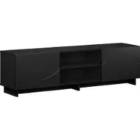 vidaXL Tv-meubel 140 x 34,5 x 40 cm Zwart Bewerkt hout