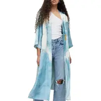 AllSaints Carine Mariana Kimon Blue Tiedye Maat: 8 | Badjassen Outlet | Dames | Blauw