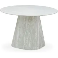 Giga Meubel Eettafel Puck Keramisch Grijs Rond 120cm