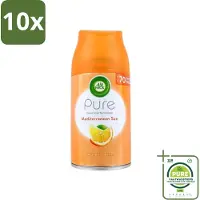 Air Wick 10 x - Luchtverfrisser Navulling - Mediterrane Zon - Automatische Spray - 250 ml - Grootverpakking - Luchtverfrisser - Automatische Geur - Zonnige Geur - Bloemige Geur - Geur Neutralisatie