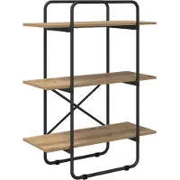 vidaXL Boekenplank 3-laags 80 x 35 x 105 cm PB Artisanaal eiken