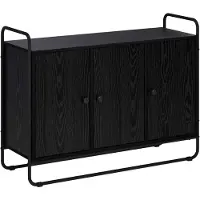 vidaXL Dressoir Zwart eiken 102 x 35 x 75 cm Bewerkt hout