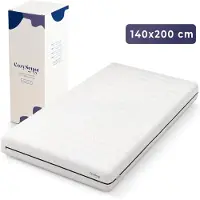CozySense Basic Matras 140x200 cm – Tweepersoons – CertiPUR-US PU-schuim – OEKO-TEX Afneembare Hoes – 13 cm Dik – Medium
