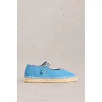 White Stuff Mary Jane Espadrilles Mid Blue Maat: 6 | Espadrilles Outlet | Dames | Blauw
